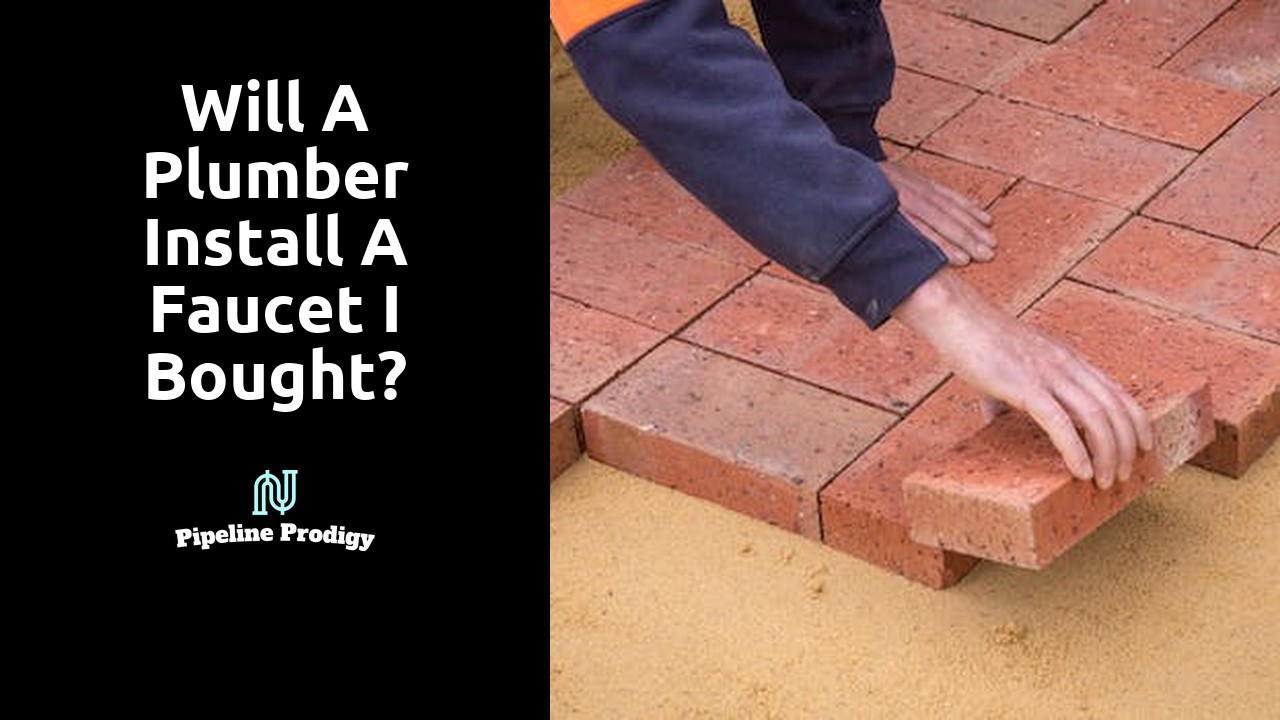 Will a plumber install a faucet I bought?